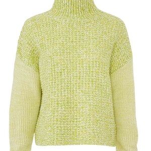 Revolve John + Jenn Bryce Sweater Womens Size M Green Knit Long Sleeve Cozy​